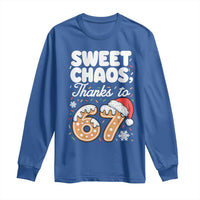 Sweet Chaos Thanks to 67 Long Sleeve Shirt Funny Christmas Cookie Meme with Sprinkles - Wonder Print Shop