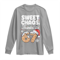 Sweet Chaos Thanks to 67 Long Sleeve Shirt Funny Christmas Cookie Meme with Sprinkles - Wonder Print Shop
