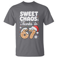 Sweet Chaos Thanks to 67 T Shirt Funny Christmas Cookie Meme with Sprinkles - Wonder Print Shop