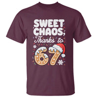 Sweet Chaos Thanks to 67 T Shirt Funny Christmas Cookie Meme with Sprinkles - Wonder Print Shop