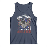 Patriotic Memorial Day Tank Top Thank You For Your Service Veterans Remembrance