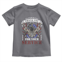 Patriotic Memorial Day Toddler T Shirt Thank You For Your Service Veterans Remembrance