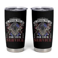 Patriotic Memorial Day Tumbler Cup Thank You For Your Service Veterans Remembrance