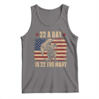American Veteran Tank Top 22 A Day Is 22 Too Many Veteran Lives Matter