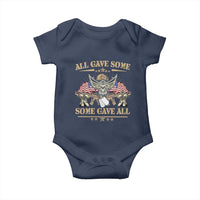 Patriotic Memorial Day Baby Onesie All Gave Some Some Gave All Veterans Memorials Day US Flag
