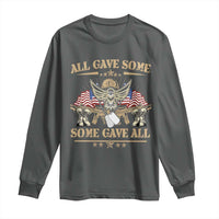 Patriotic Memorial Day Long Sleeve Shirt All Gave Some Some Gave All Veterans Memorials Day US Flag
