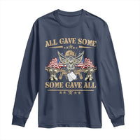 Patriotic Memorial Day Long Sleeve Shirt All Gave Some Some Gave All Veterans Memorials Day US Flag