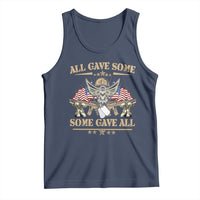 Patriotic Memorial Day Tank Top All Gave Some Some Gave All Veterans Memorials Day US Flag