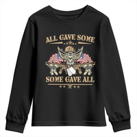 Patriotic Memorial Day Youth Sweatshirt All Gave Some Some Gave All Veterans Memorials Day US Flag