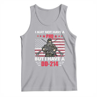 American Veteran Tank Top I May Not Have A PhD But Have A DD-214 US Bald Eagle