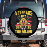 Veterans Day Spare Tire Cover Remember The Fallen US Flag Eagle Honor Heroes
