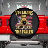 Veterans Day Spare Tire Cover Remember The Fallen US Flag Eagle Honor Heroes