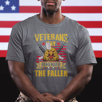 Remember The Fallen Veterans Day US Flag Eagle Honor Heroes T Shirt - Wonder Print Shop