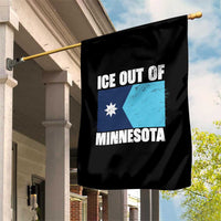 Ice Out Of Minnesota Garden Flag State Flag Minneapolis Justice and Resistance