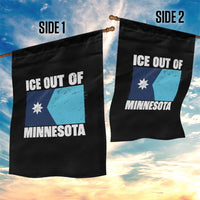 Ice Out Of Minnesota Garden Flag State Flag Minneapolis Justice and Resistance
