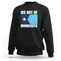 Ice Out Of Minnesota Sweatshirt State Flag Minneapolis Justice and Resistance