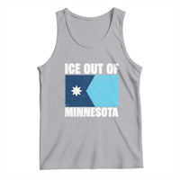 Ice Out Of Minnesota Tank Top State Flag Minneapolis Justice and Resistance