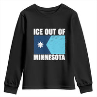 Ice Out Of Minnesota Youth Sweatshirt State Flag Minneapolis Justice and Resistance