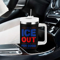 Ice Out For Good Protest Tumbler With Handle Justice Against Ice Political Resistance