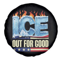 Ice Out For Good Patriotic Protest Spare Tire Cover Patriotic Burn Ice Justice Political Resistance