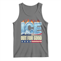 Ice Out For Good Patriotic Protest Tank Top Patriotic Burn Ice Justice Political Resistance