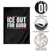 Ice Out For Good Patriotic Protest Garden Flag Justice Political Resistance