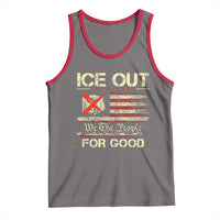 Ice Out For Good We The People Tank Top Justice and Freedom Political Resistance American Flag