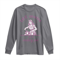 Ice Melts In A Melting Pot Long Sleeve Shirt Funny Cooking Woman Retro Feminist Political Statement