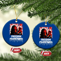 Freedom Iran Women Revolution 2026 Ceramic Ornament Lighting Cigarette with Burning Portrait Graphic
