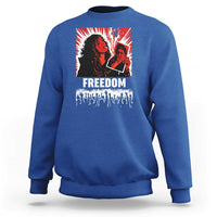 Freedom Iran Women Revolution 2026 Sweatshirt Lighting Cigarette with Burning Portrait Graphic