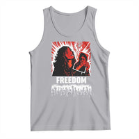 Freedom Iran Women Revolution 2026 Tank Top Lighting Cigarette with Burning Portrait Graphic