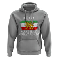 Make Iran Great Again Patriotic MIGA Hoodie Lion and Sun Flag Iranian Revolution