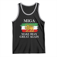 Make Iran Great Again Patriotic MIGA Tank Top Lion and Sun Flag Iranian Revolution