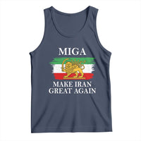Make Iran Great Again Patriotic MIGA Tank Top Lion and Sun Flag Iranian Revolution