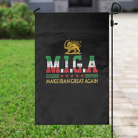 Make Iran Great Again Patriotic MIGA Garden Flag Lion and Sun Persian Flag Freedom Iranian Revolution