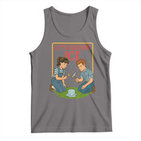 Let’s Destroy ICE Tank Top Retro Parody Protest with Satirical Childhood Graphic