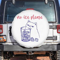 No Ice Please Funny Cat Meme Spare Tire Cover Subtle Against Ice Protest Political Resistance