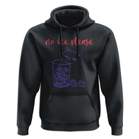 No Ice Please Funny Cat Meme Hoodie Subtle Against Ice Protest Political Resistance