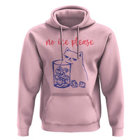 No Ice Please Funny Cat Meme Hoodie Subtle Against Ice Protest Political Resistance
