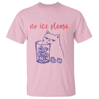 No Ice Please Funny Cat Meme T Shirt Subtle Against Ice Protest Political Resistance