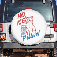 No Ice Please Angry Cat Graphic Spare Tire Cover Subtle Against Ice Protest Political Resistance