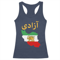 Freedom Iran Sun and Lion Flag Racerback Tank Top Free Iranian Revolution 2026