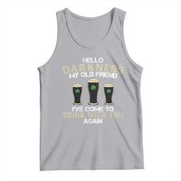 Hello Darkness My Old Friend Funny Irish Stout Beer Tank Top St. Patrick’s Day Drinking Humor Craft Brew Lovers