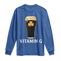 Vitamin G Funny Irish Stout Beer Long Sleeve Shirt St. Patrick’s Day Drinking Humor