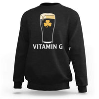 Vitamin G Funny Irish Stout Beer Sweatshirt St. Patrick’s Day Drinking Humor