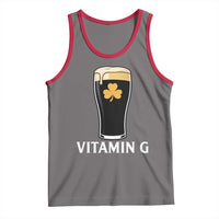 Vitamin G Funny Irish Stout Beer Tank Top St. Patrick’s Day Drinking Humor