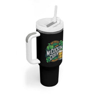 End the Day with McCockin Cider Tumbler With Handle Funny Irish Drinking Apple Cider St Patricks Day Adult Humor