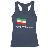 Free Iran Persian Flag Racerback Tank Top Iranian Freedom Supporters Revolution