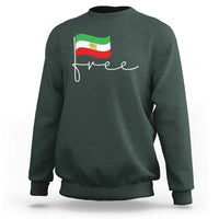 Free Iran Persian Flag Sweatshirt Iranian Freedom Supporters Revolution