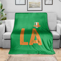 ND Ireland Matching Group Throw Blanket Irish Pride St Patricks Day Family or Friends